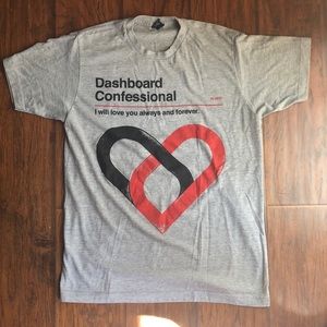 Dashboard Confessional tour tshirt